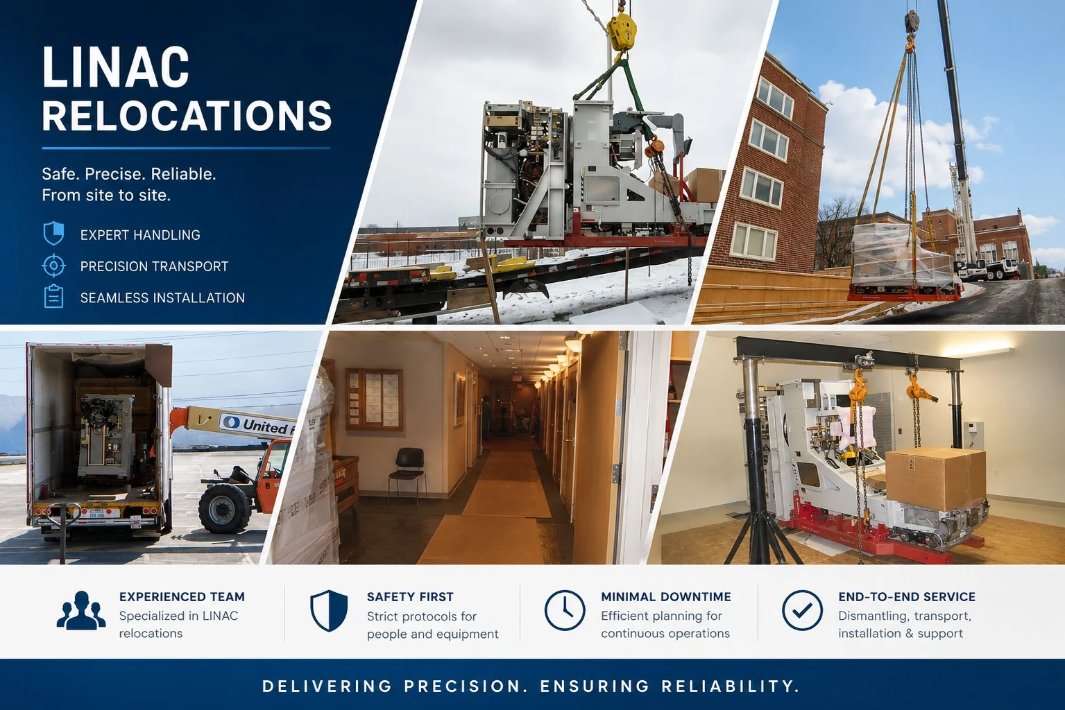 LINAC installation relocation project management