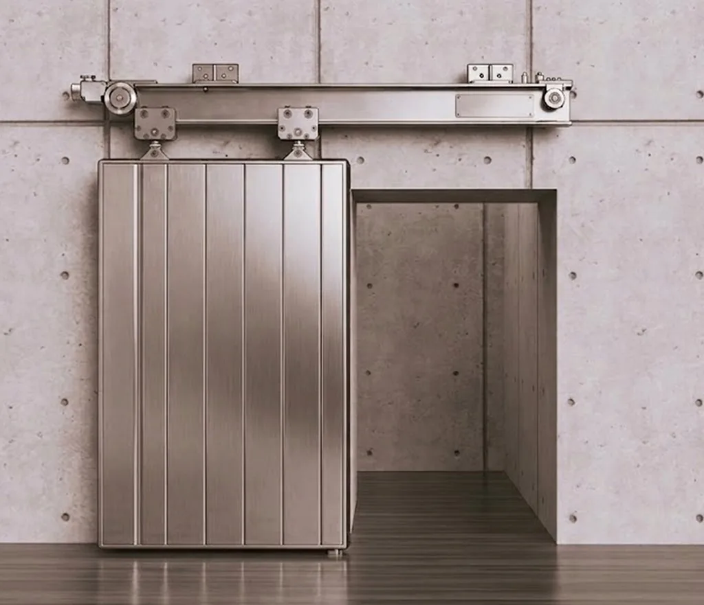 LINAC sliding shielding door